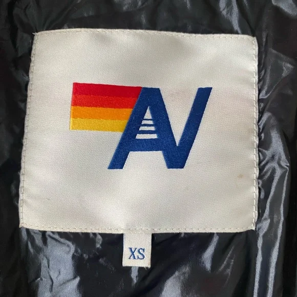 Gold Puffer Jacket with Logo - Picture 5 of 10